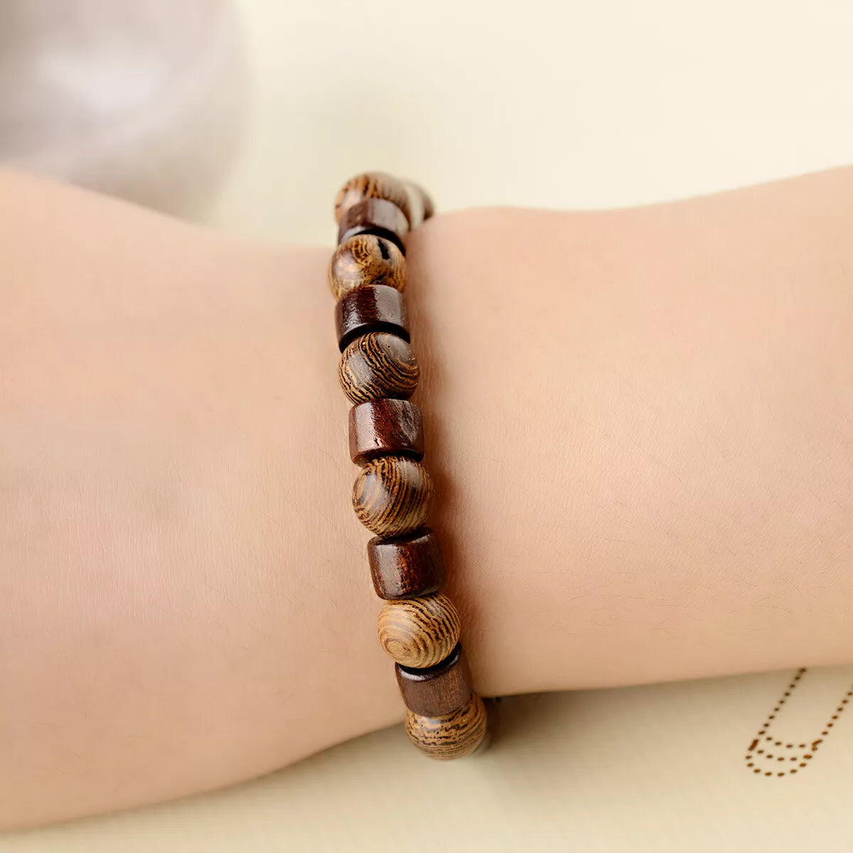 Handmade wooden bracelet